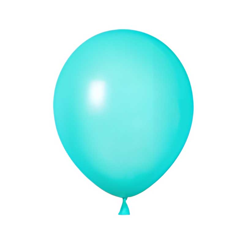 ballonger latex aquablå 10