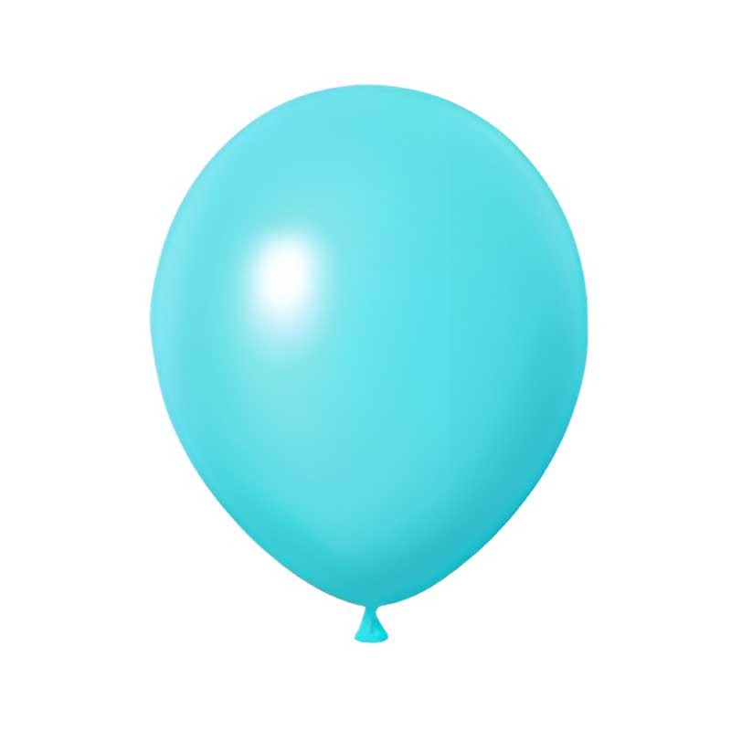 ballonger latex caribbean blå 10-pack