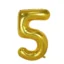 Sifferballong 5 guld